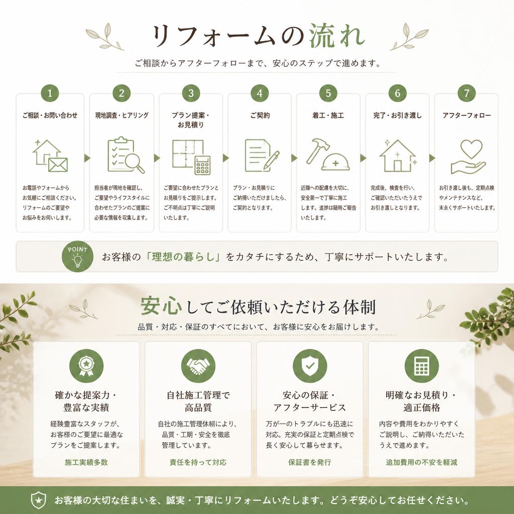私たちの施工プロセス