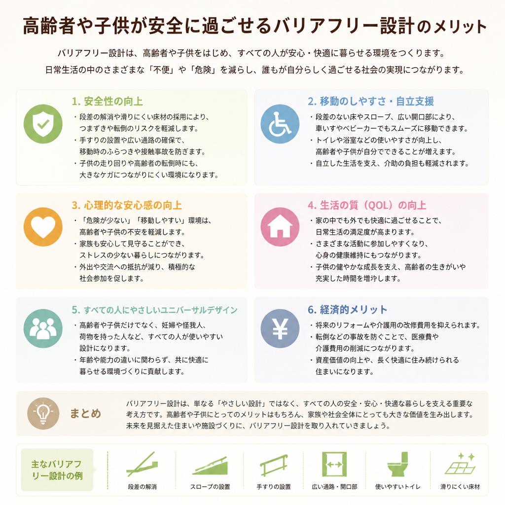 バリアフリー設計のメリット