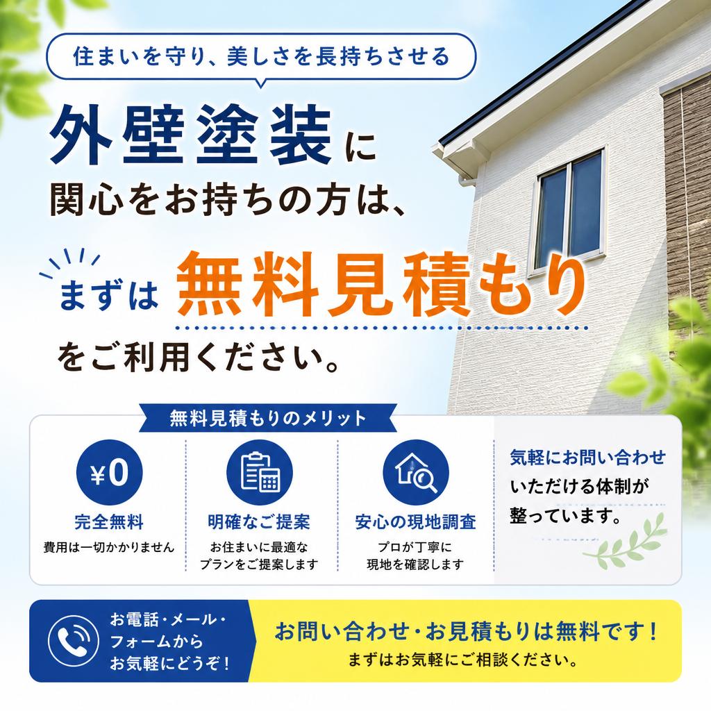 無料見積もりとお問い合わせ