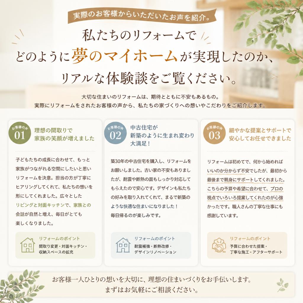 お客様の声