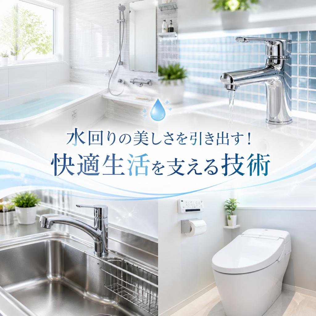 水回りの美しさを引き出す！快適生活を支える技術