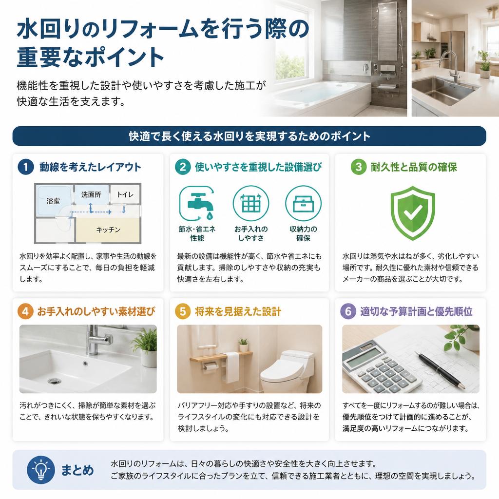 快適生活実現のためのポイント