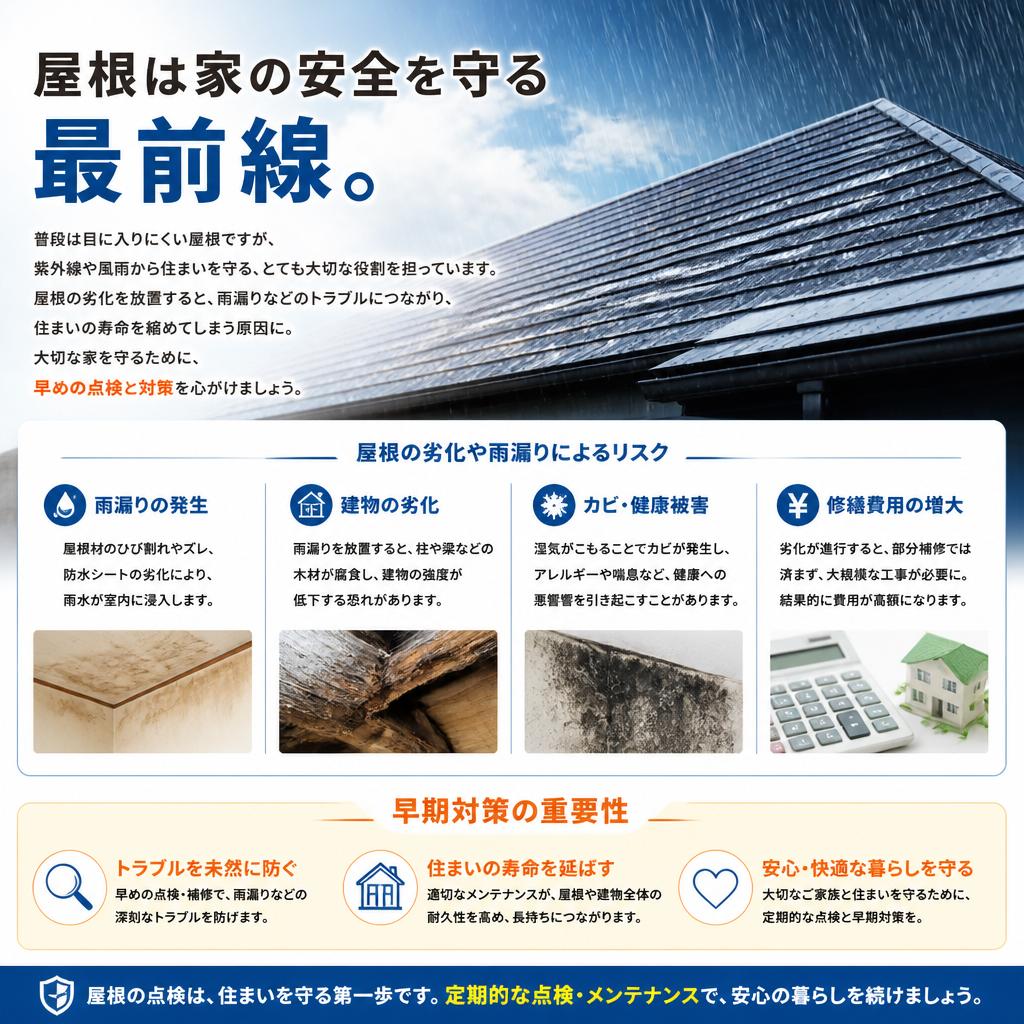 2. 屋根工事の役割と必要性
