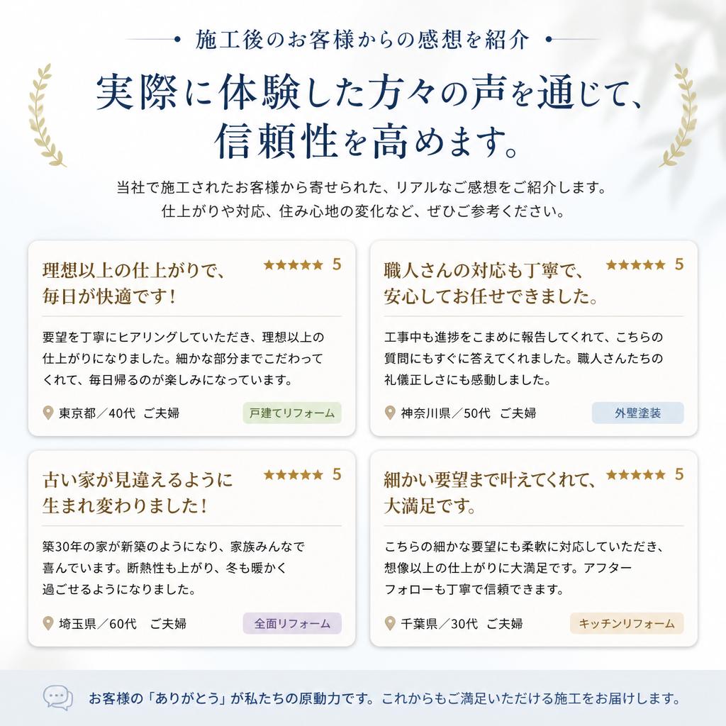 4. お客様の声