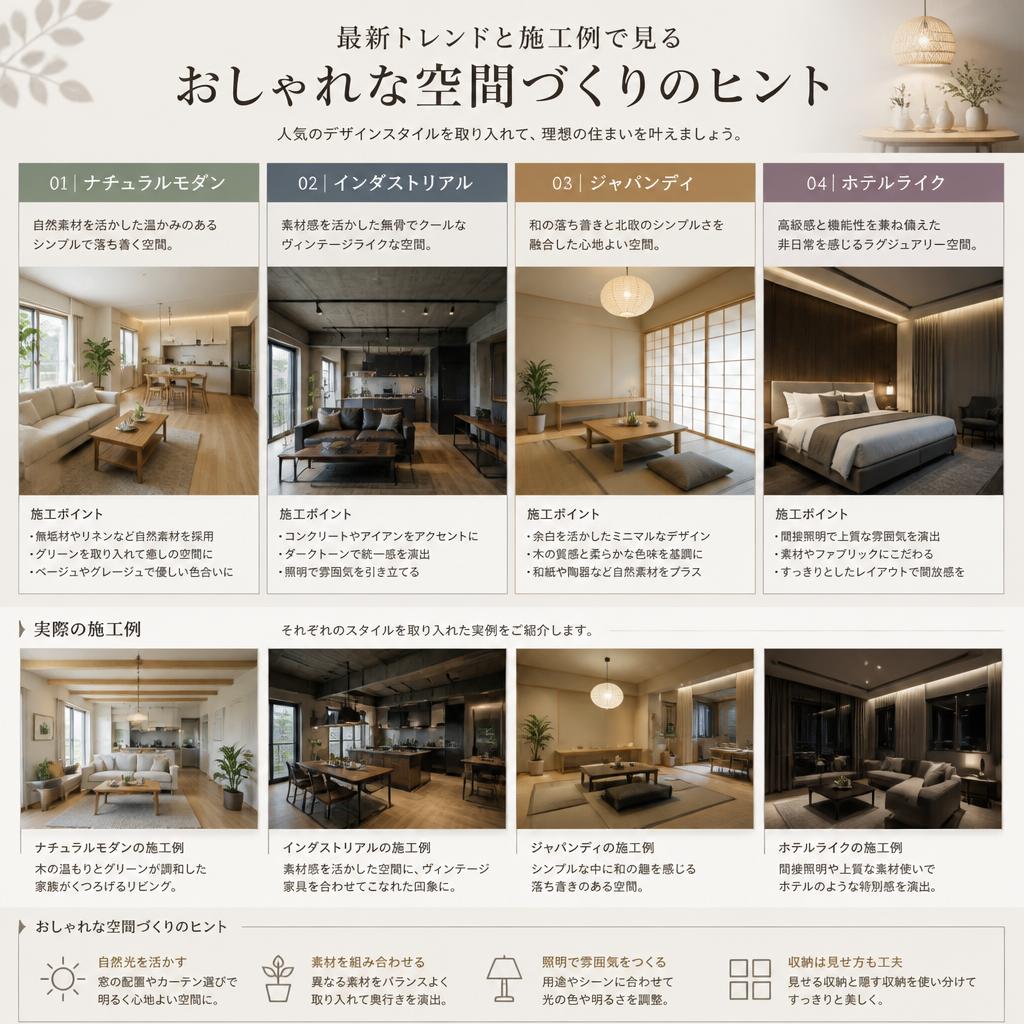 おしゃれな内装のトレンドとは？