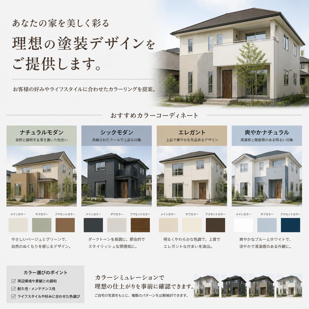 理想の塗装デザイン