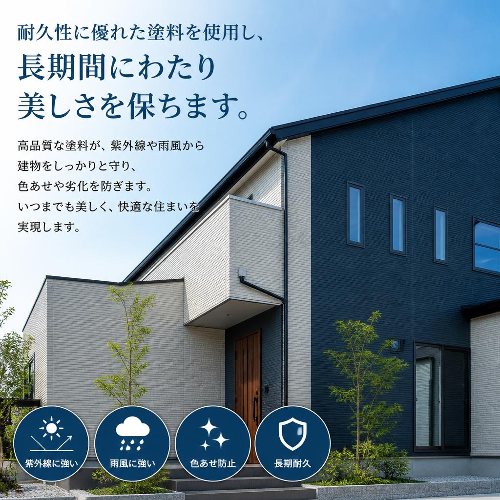 高品質な塗装工事の特徴