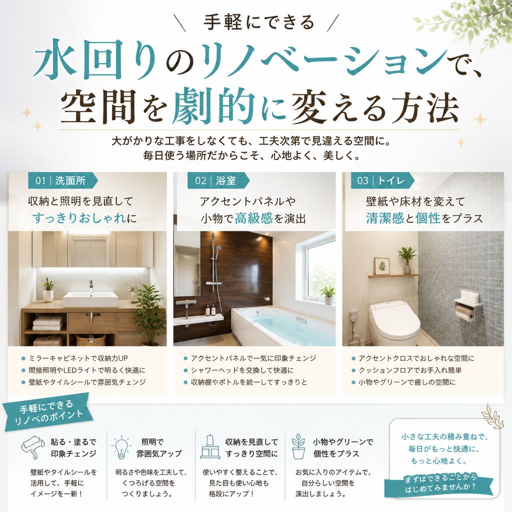小さなリノベーションで大きな変化
