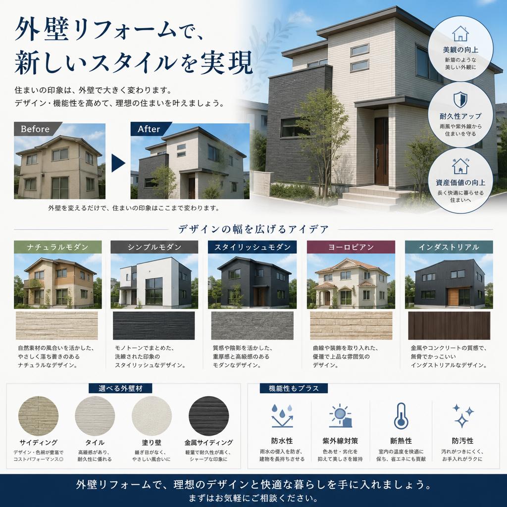 リフォームで叶える新しいスタイル