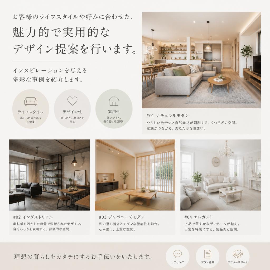こだわりのデザイン提案