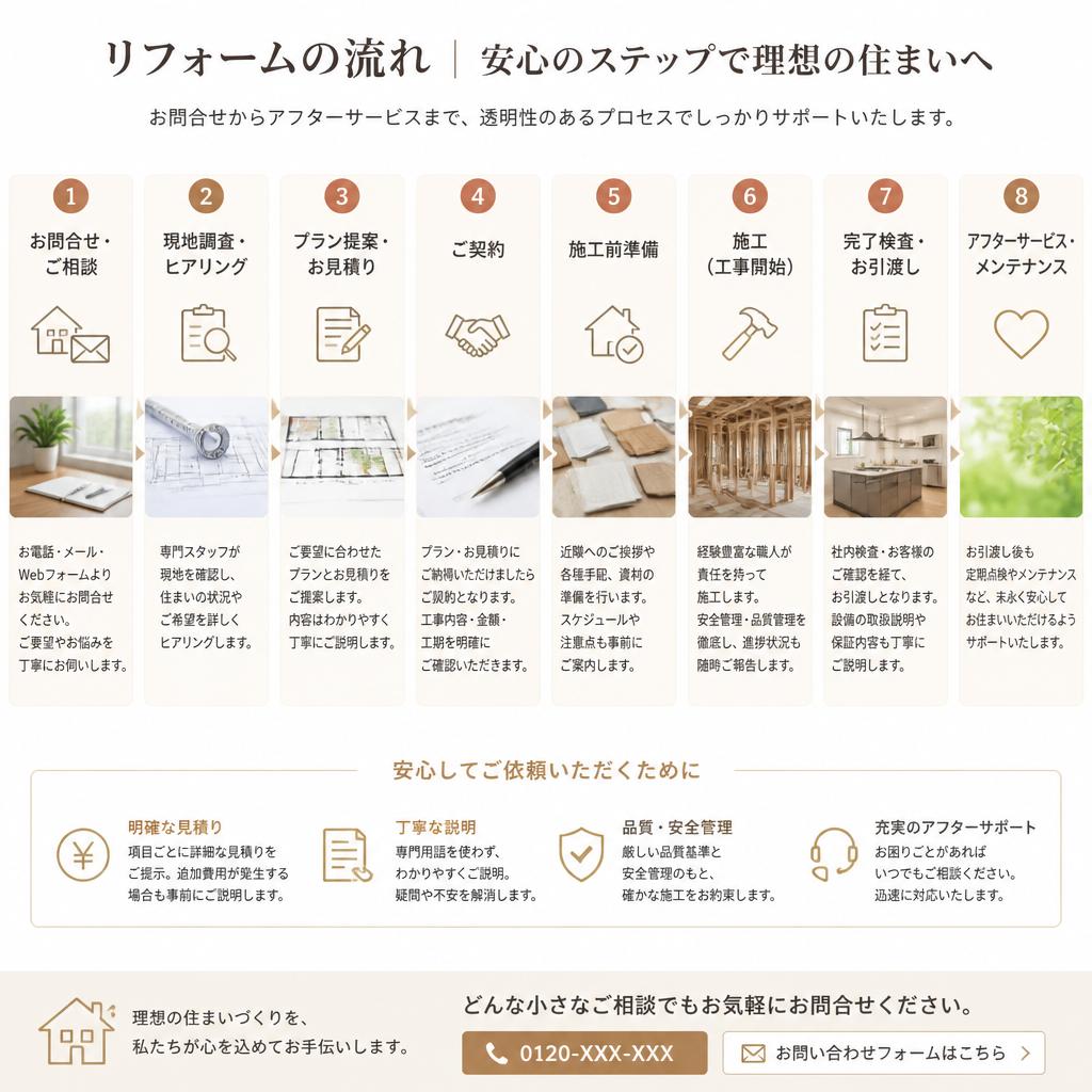 施工プロセスのご紹介