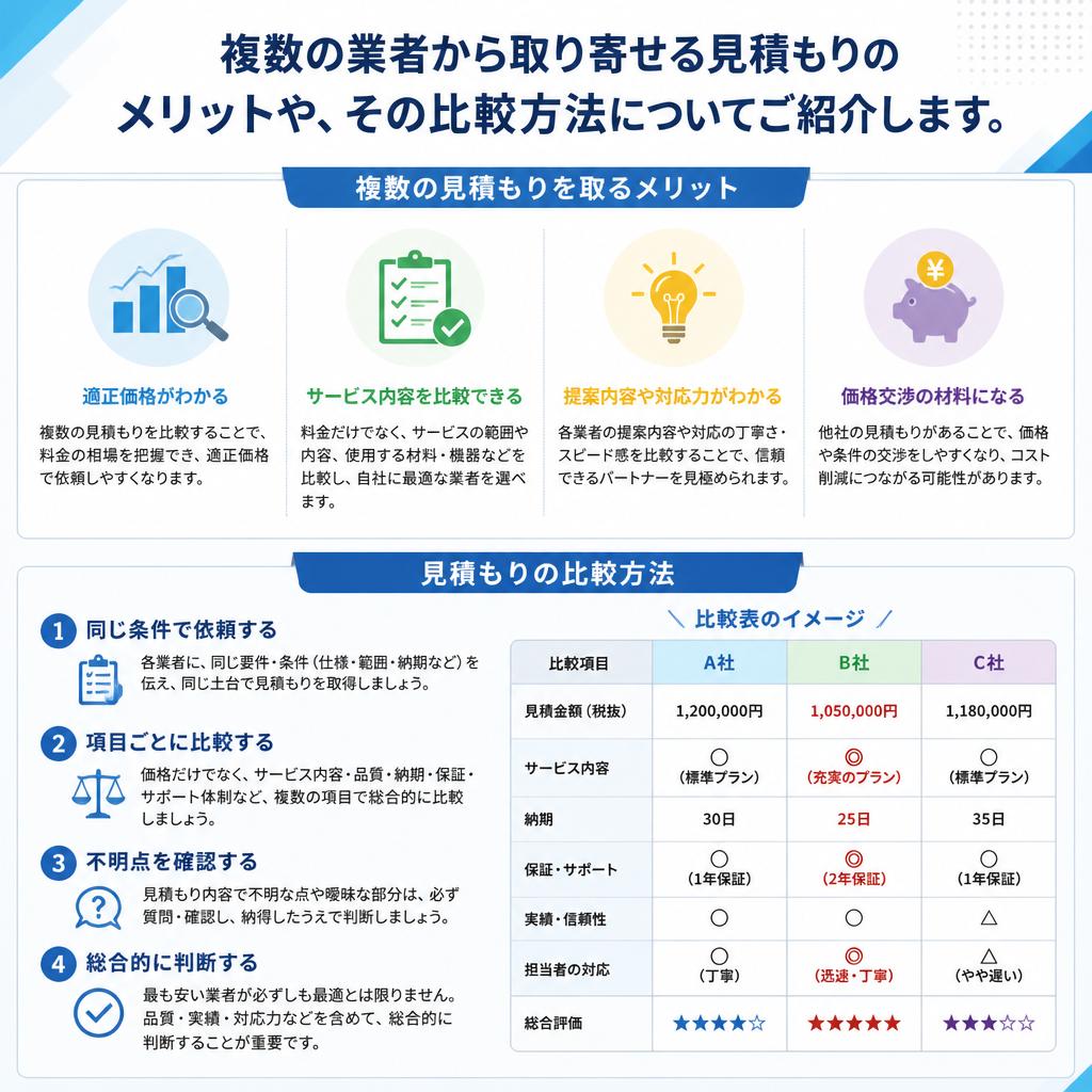 2. 塗装見積もりを利用するメリット
