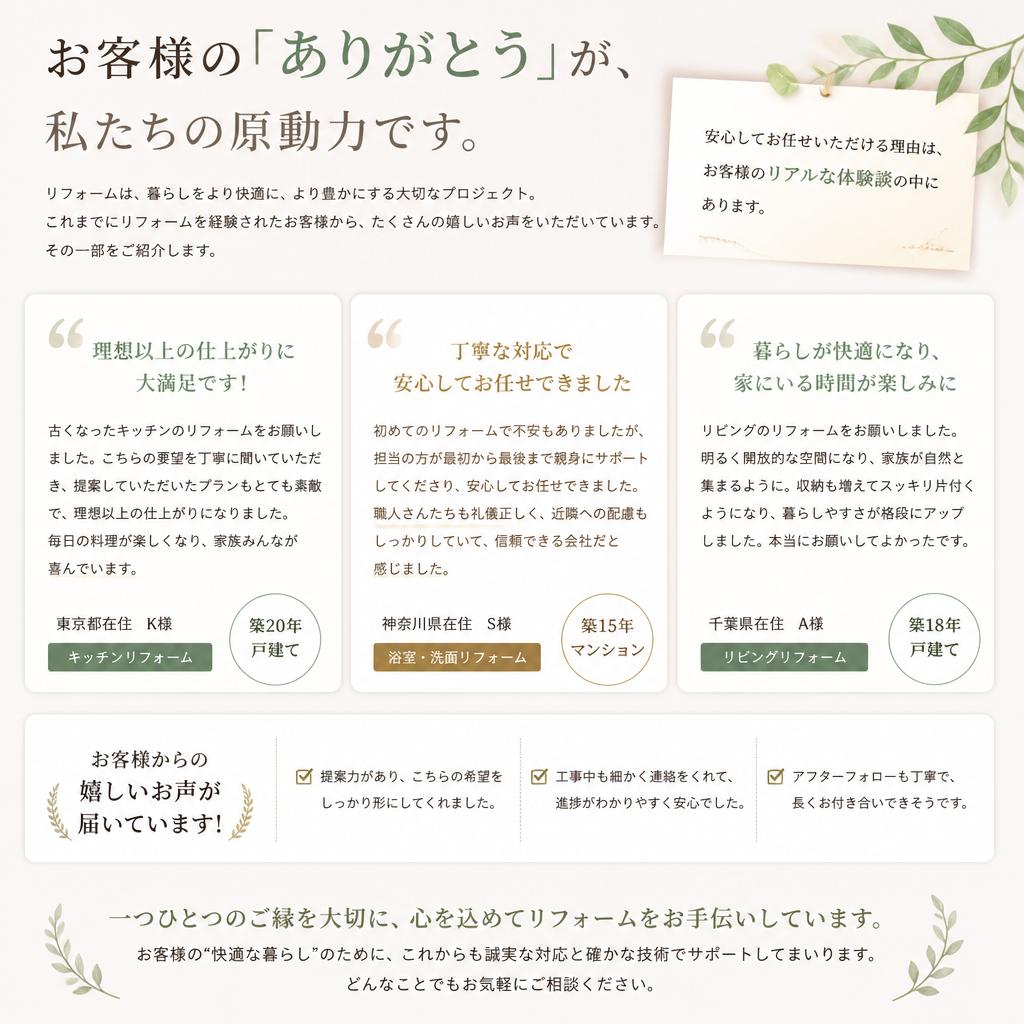 4. お客様の声