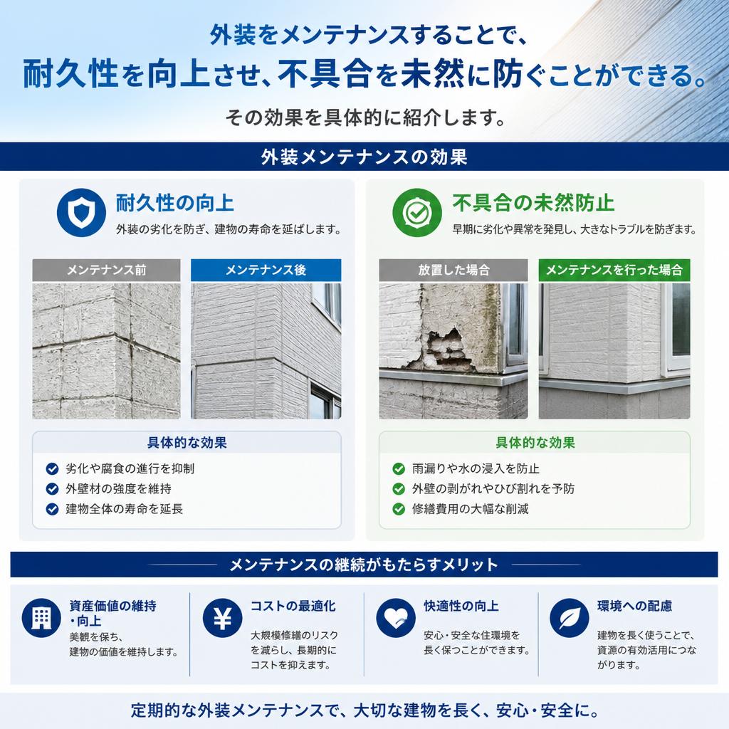 外装メンテナンスの必要性