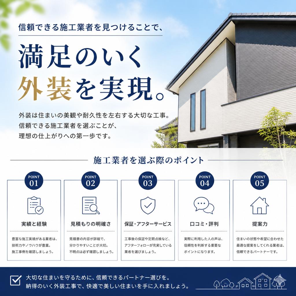 施工業者選びの重要性