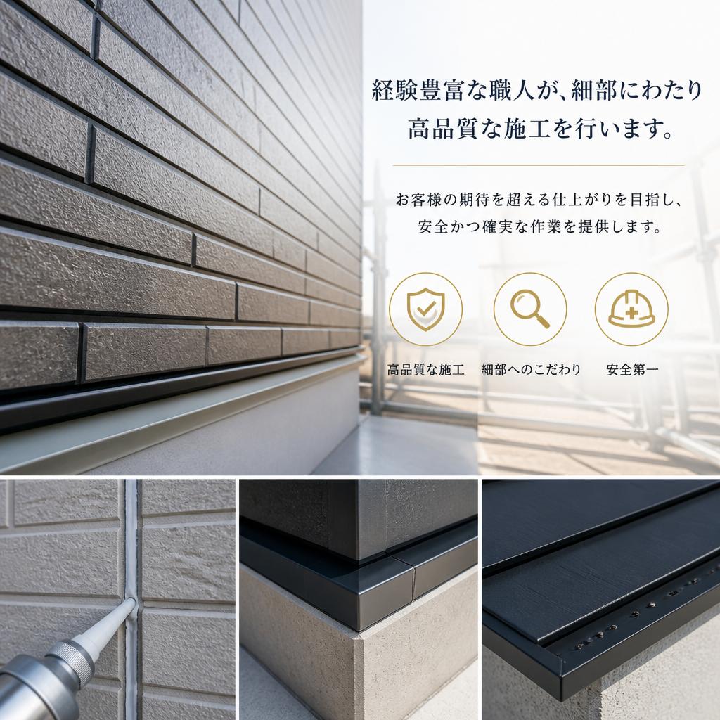 高品質な施工を実現する職人