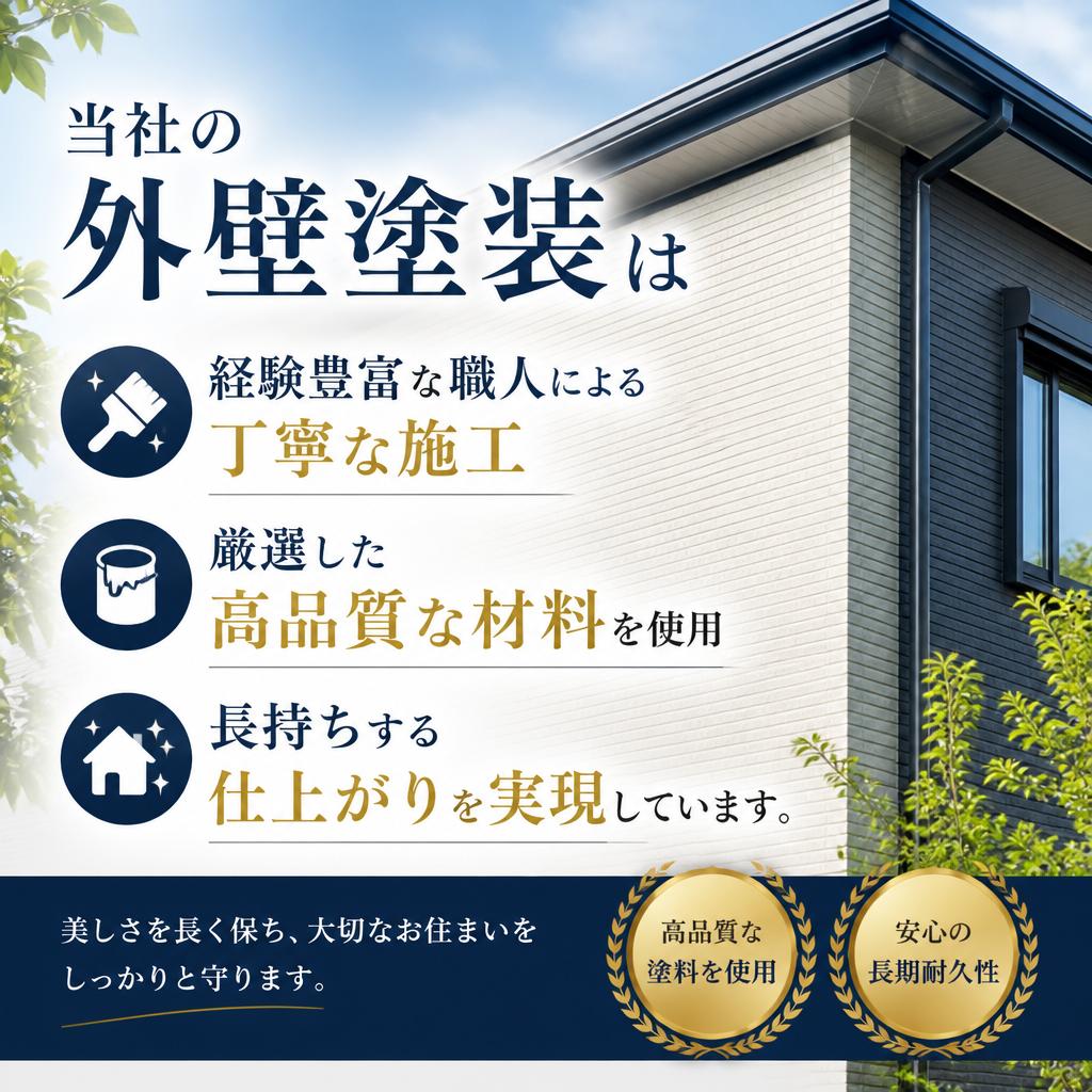高品質施工の理由