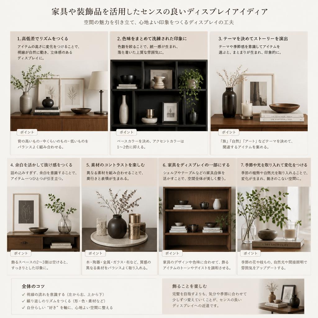 4. 家具やアクセサリーでの演出
