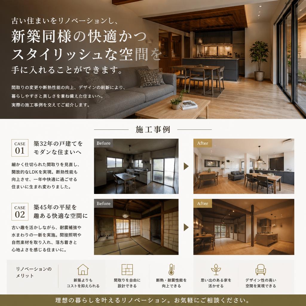 2. リノベーションで生まれ変わる！