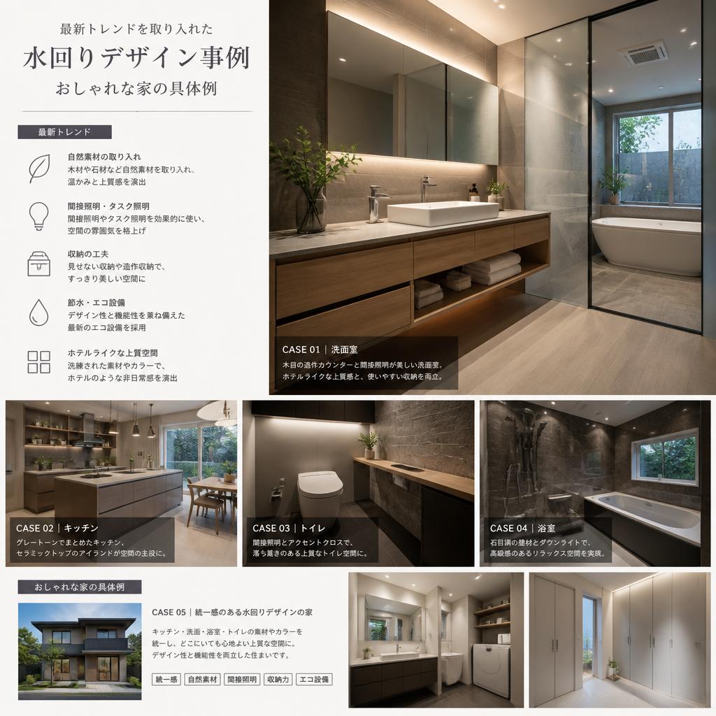 おしゃれな家を演出する水回りデザイン