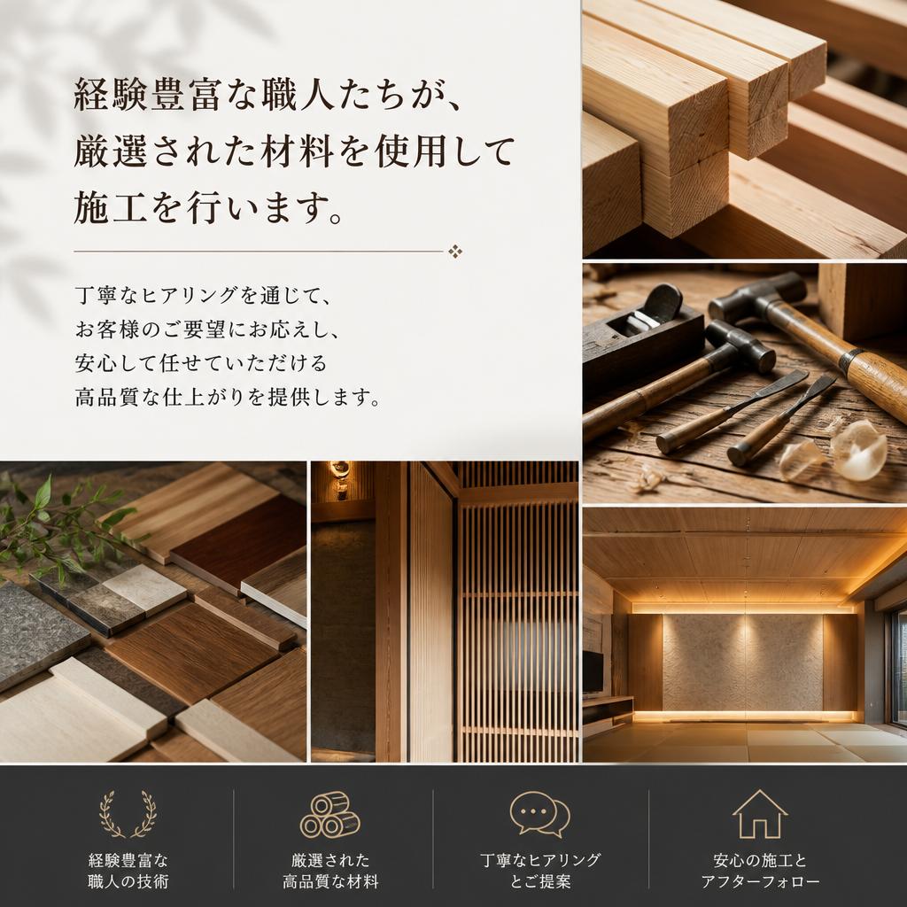 2. 施工品質のこだわり