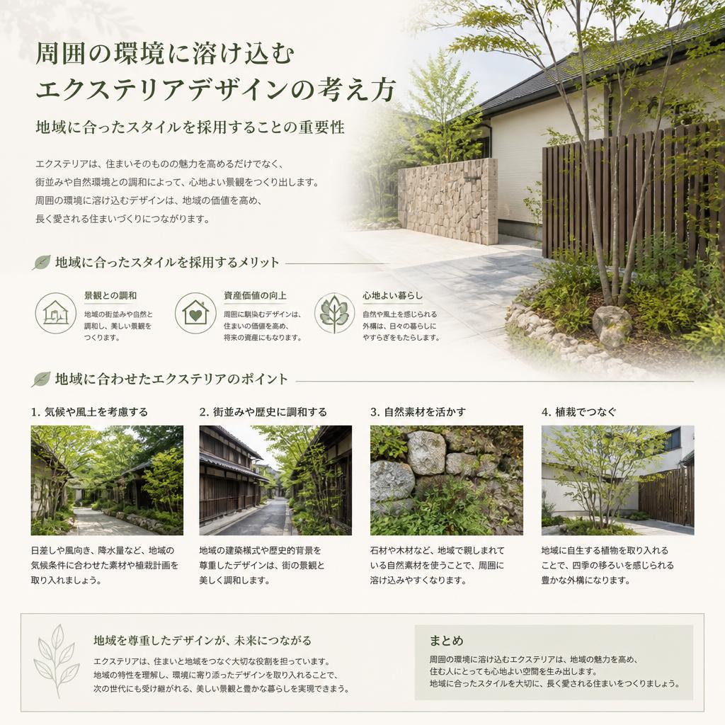 周囲との調和を考える