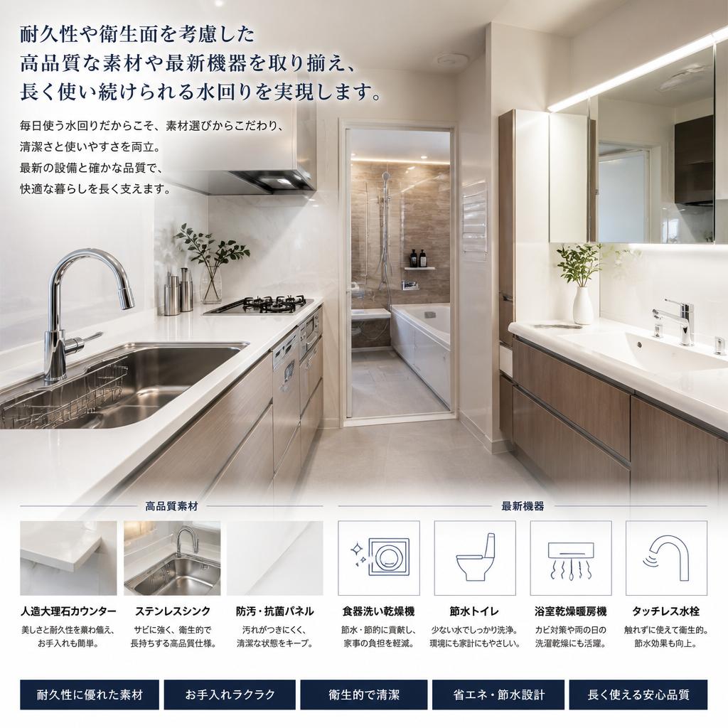4. 高品質な素材と最新機器のご紹介