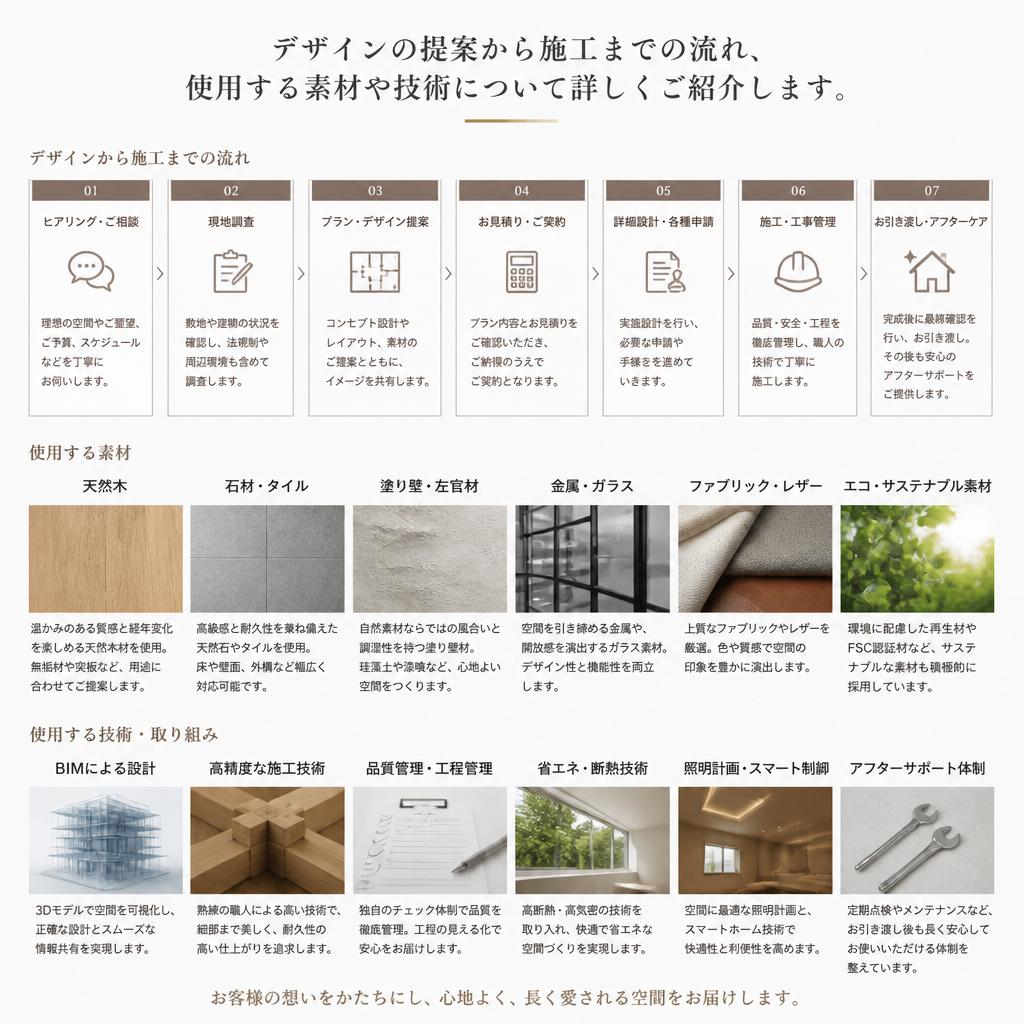 私たちのこだわり