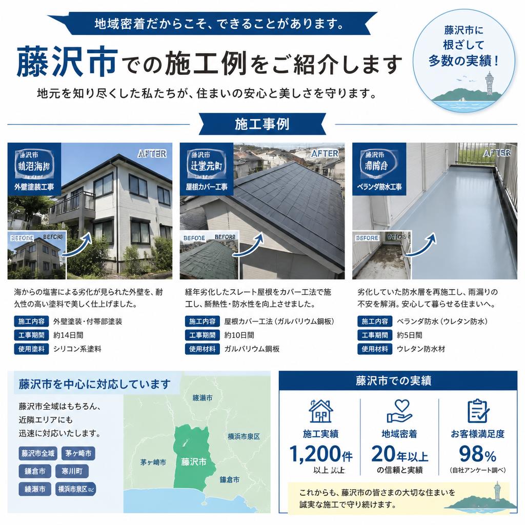 4. 藤沢市での施工実績