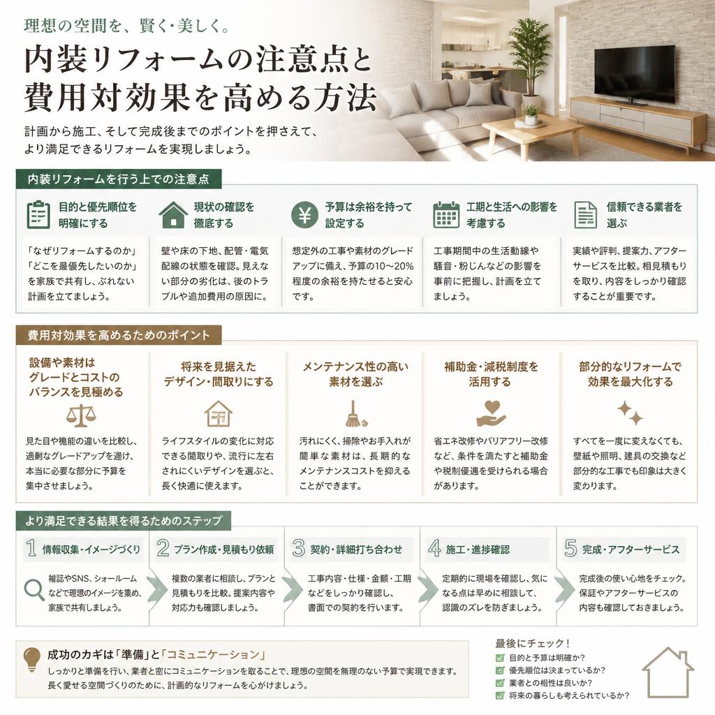 4. 家庭用リフォームのポイント