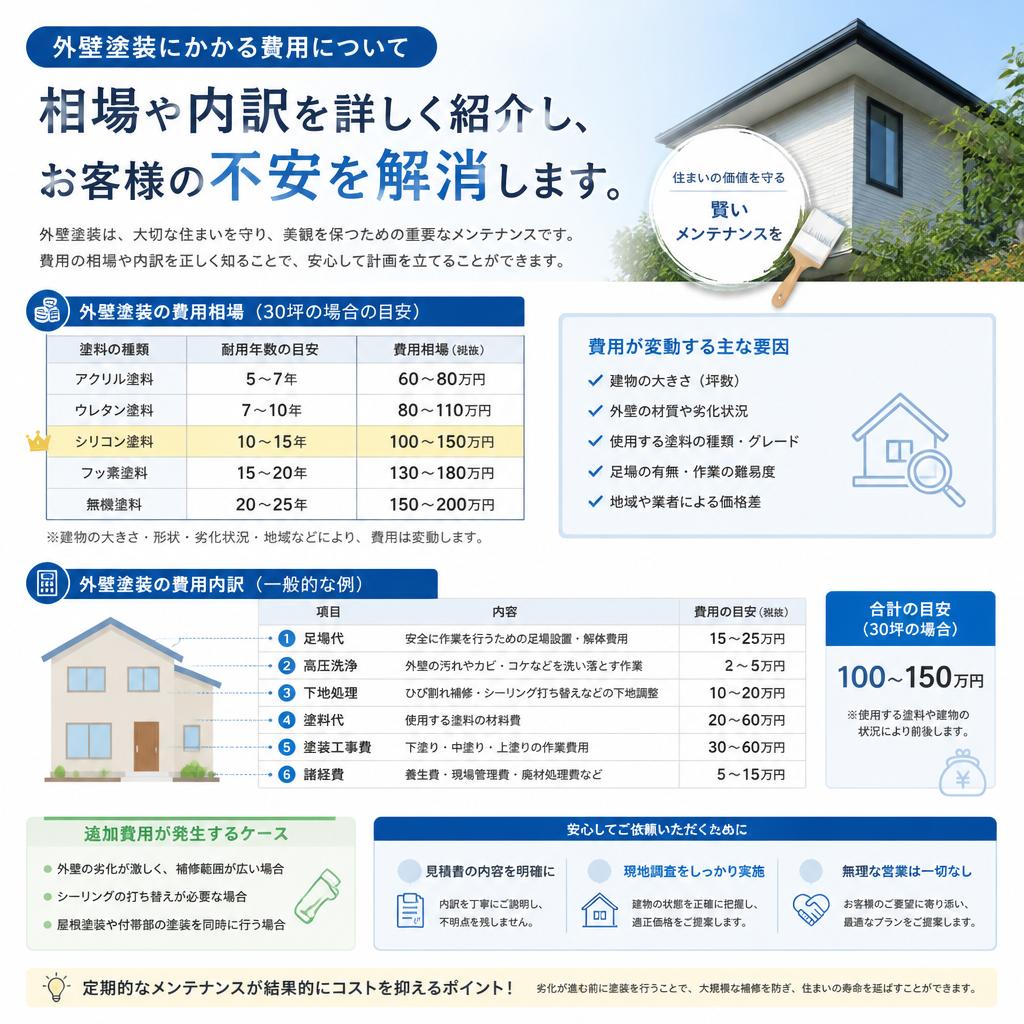 塗装費用の相場とその内訳