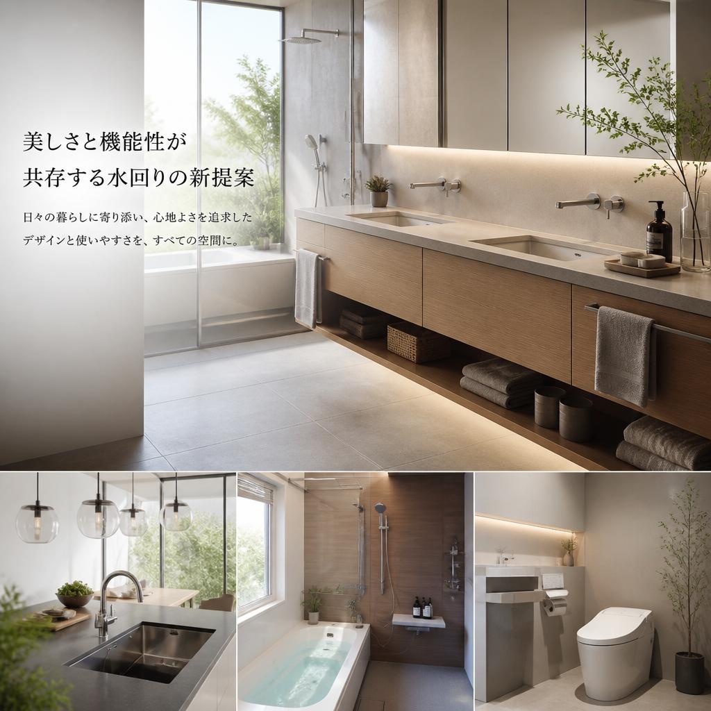 美しさと機能性が共存する水回りの新提案