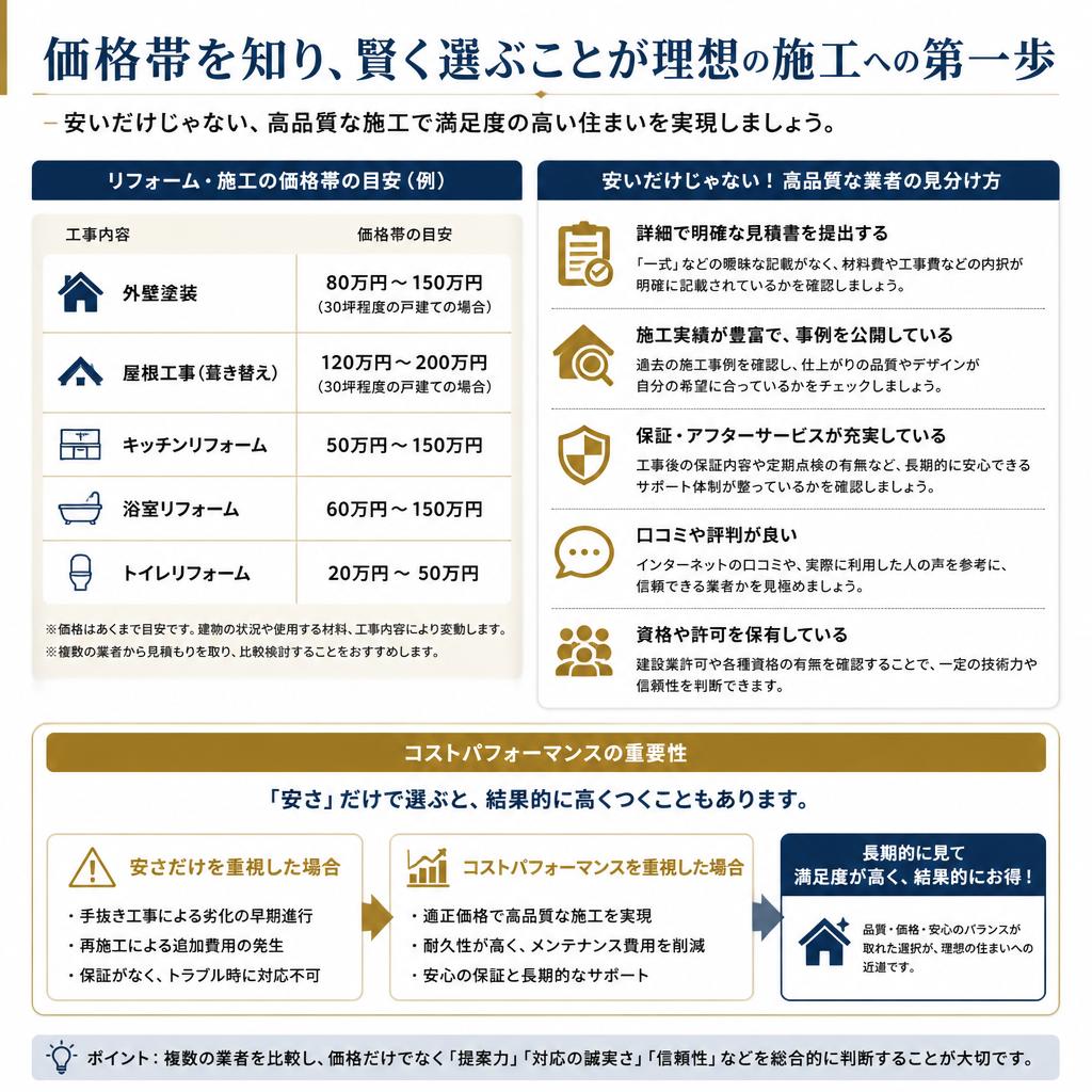価格帯とコストパフォーマンス