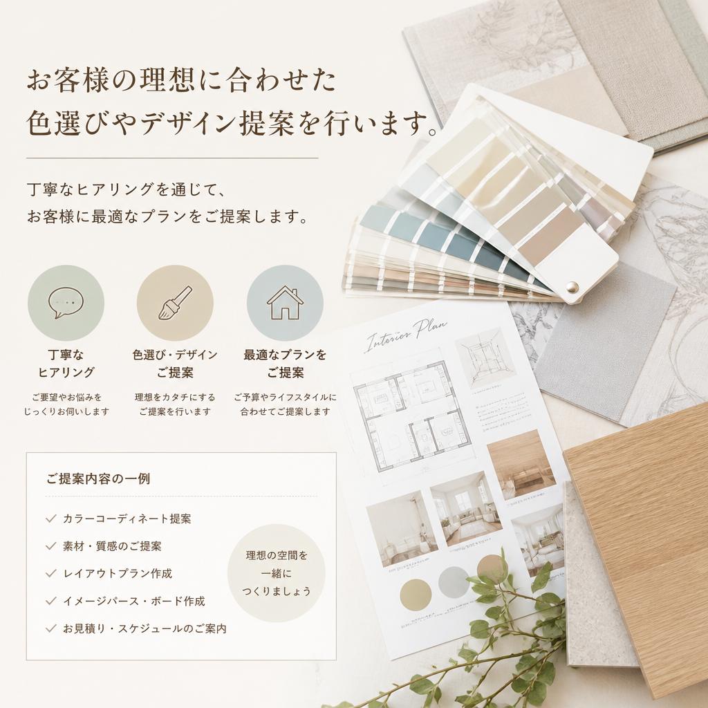 理想の外観を実現するためのプランニング