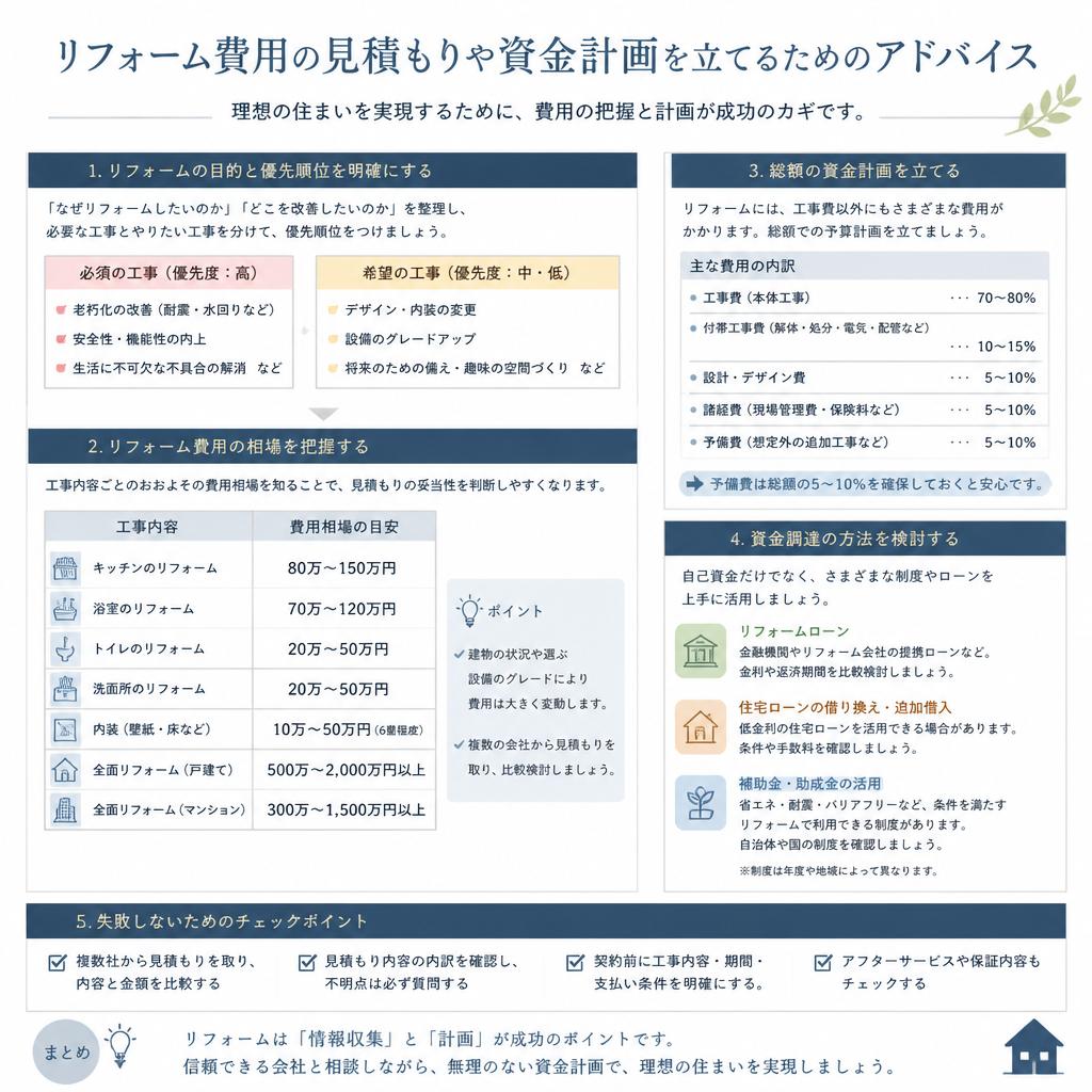 5. 予算に合わせたリフォームプラン