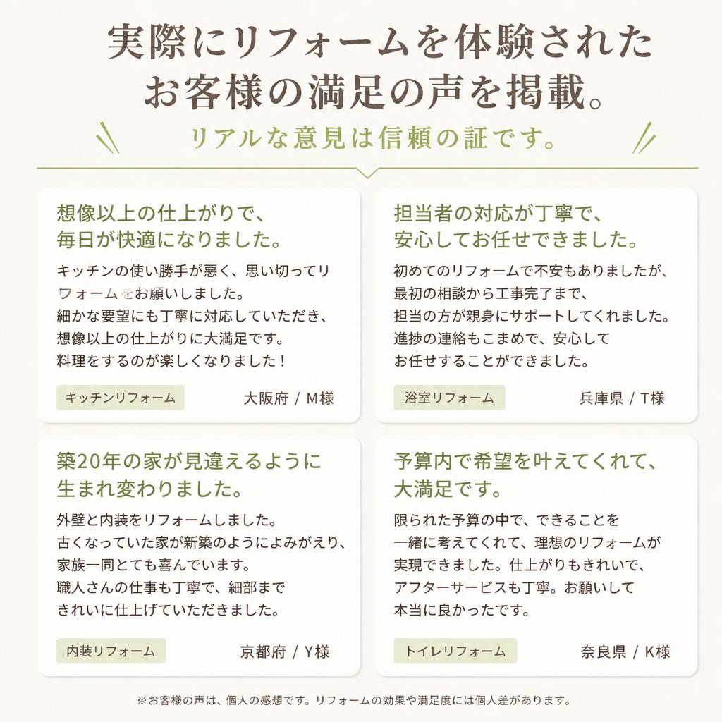 お客様の声