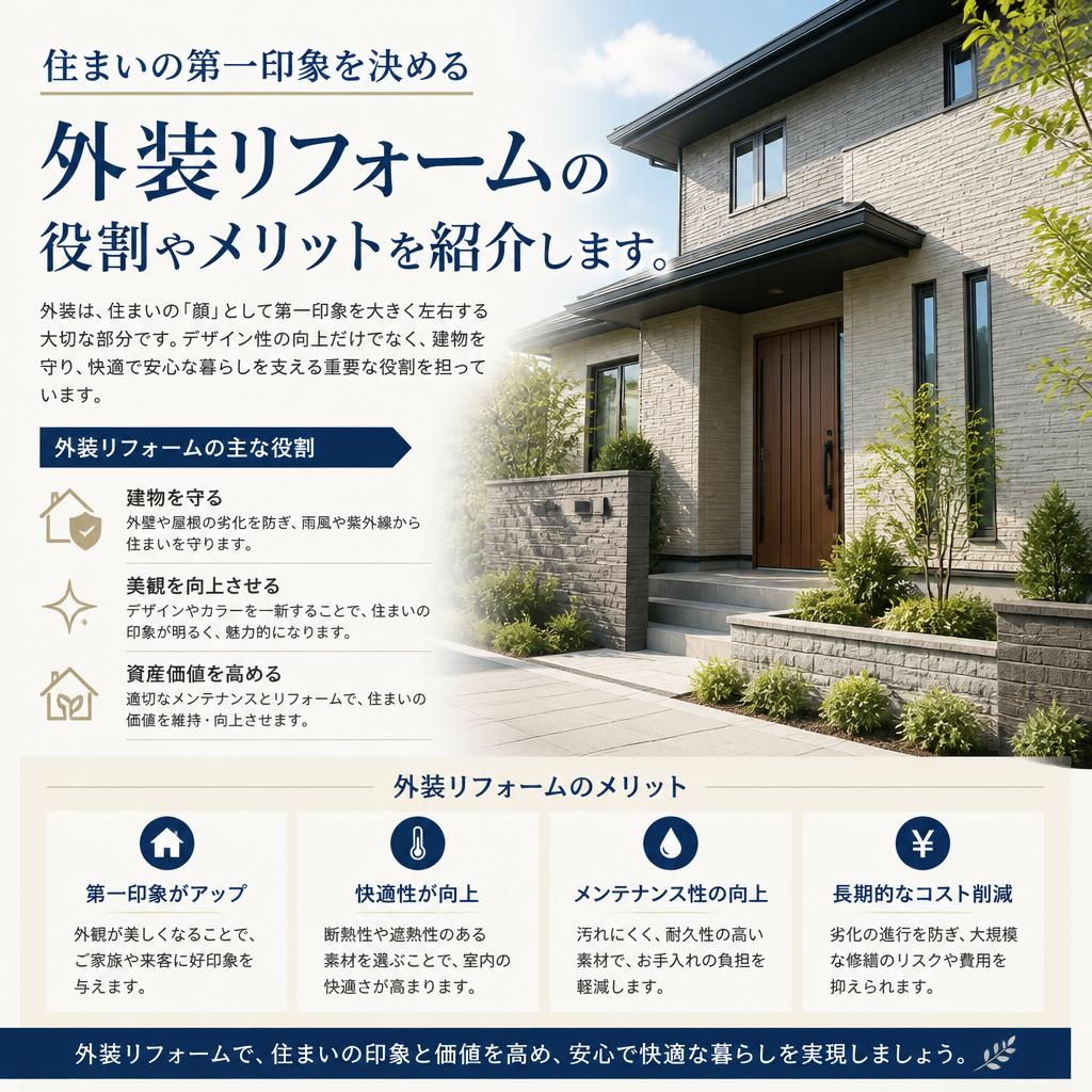 2. 外装リフォームの重要性