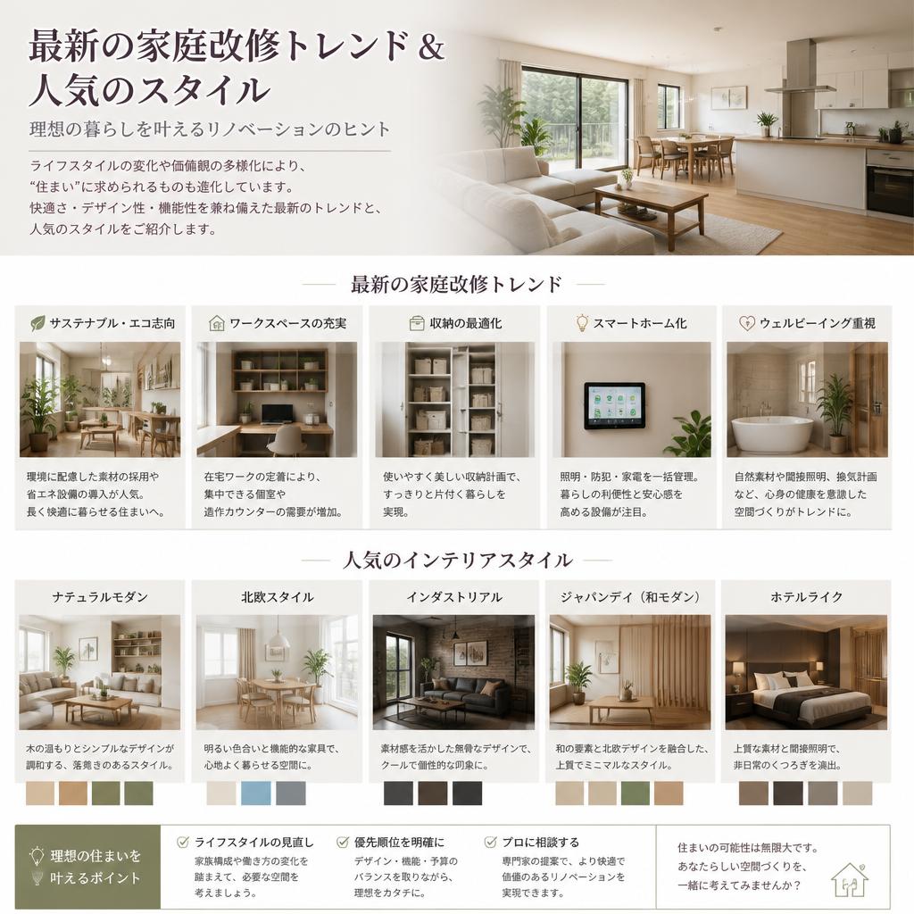 4. 家庭改修のトレンド