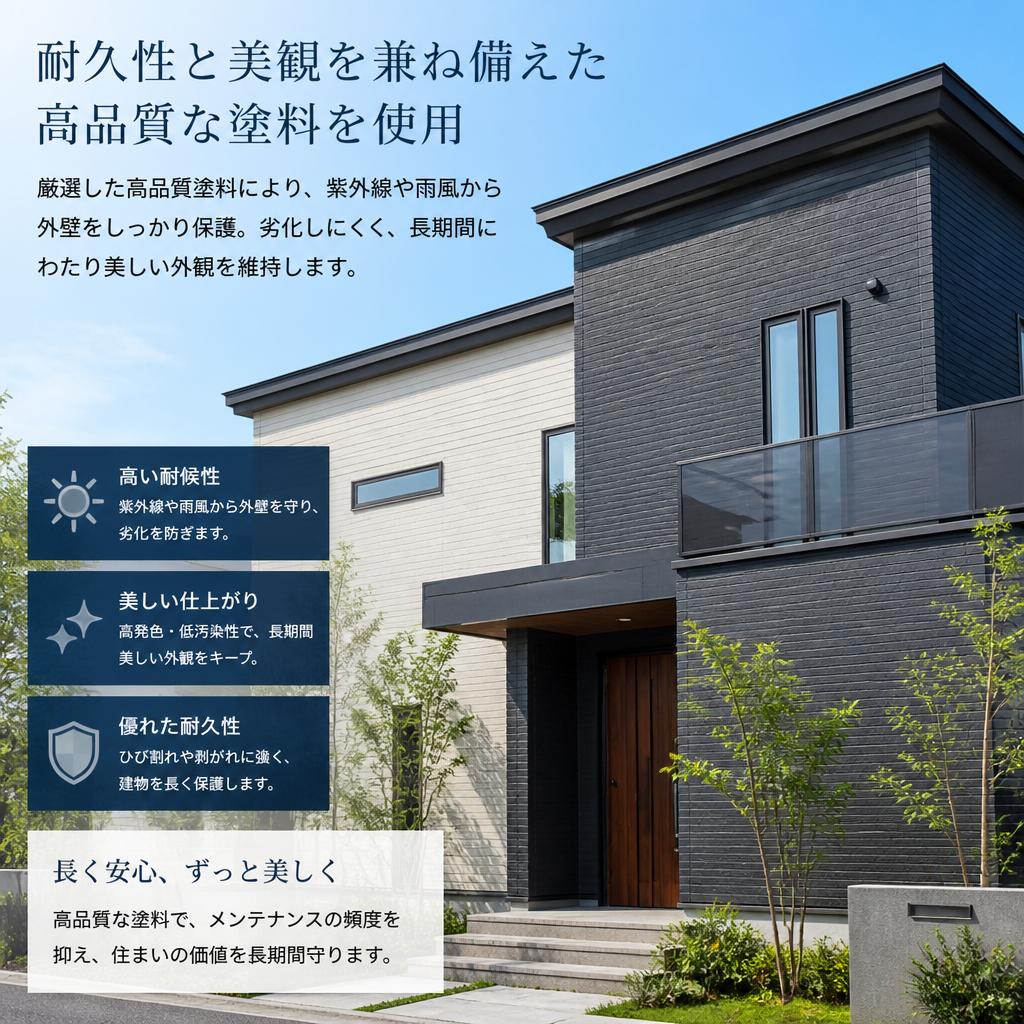 品質にこだわった塗料
