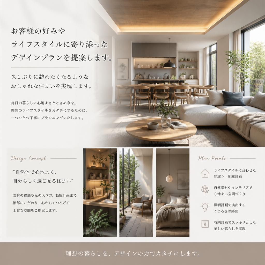 あなたにピッタリのデザインを提案